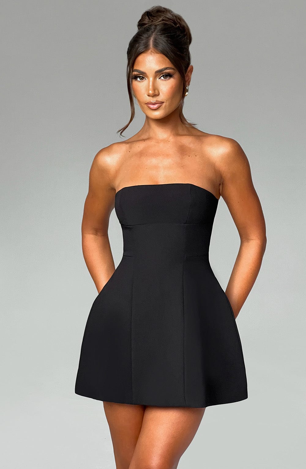 Robe courte Asha - Noir