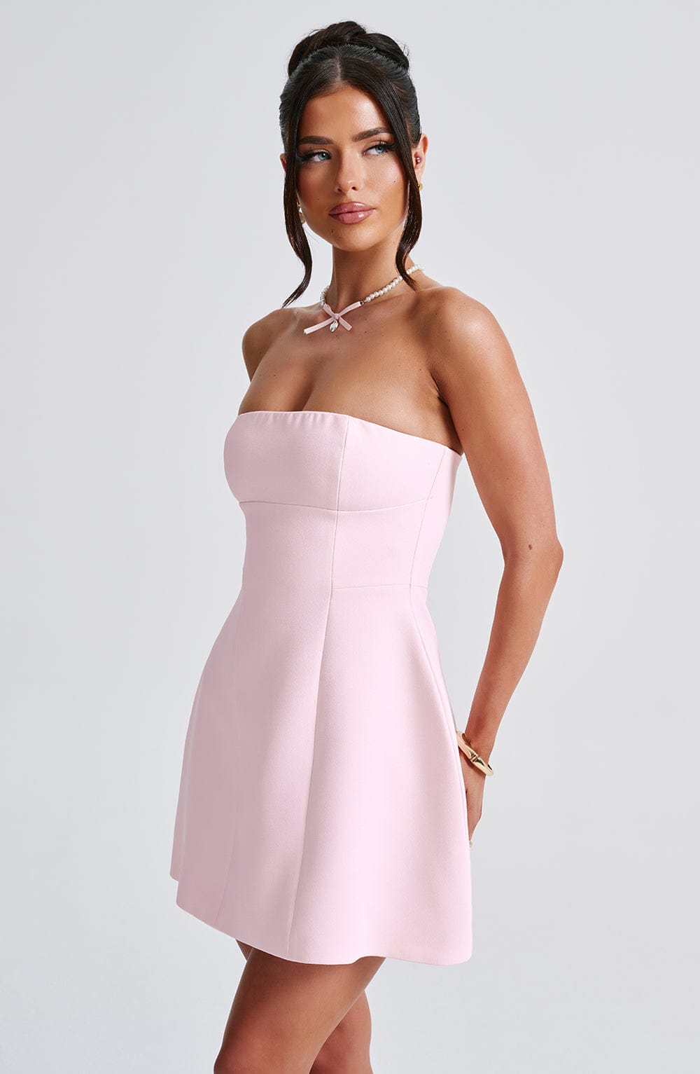 Robe courte Asha - Blush