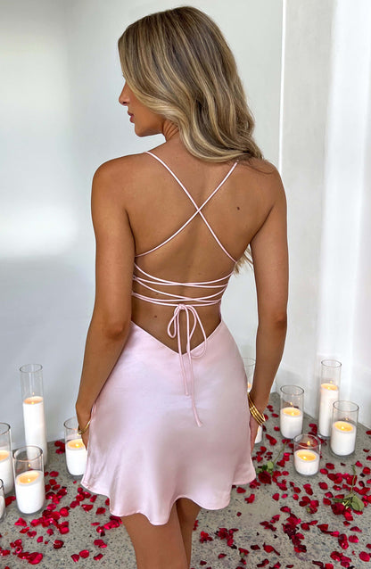 Robe courte Avril - Blush