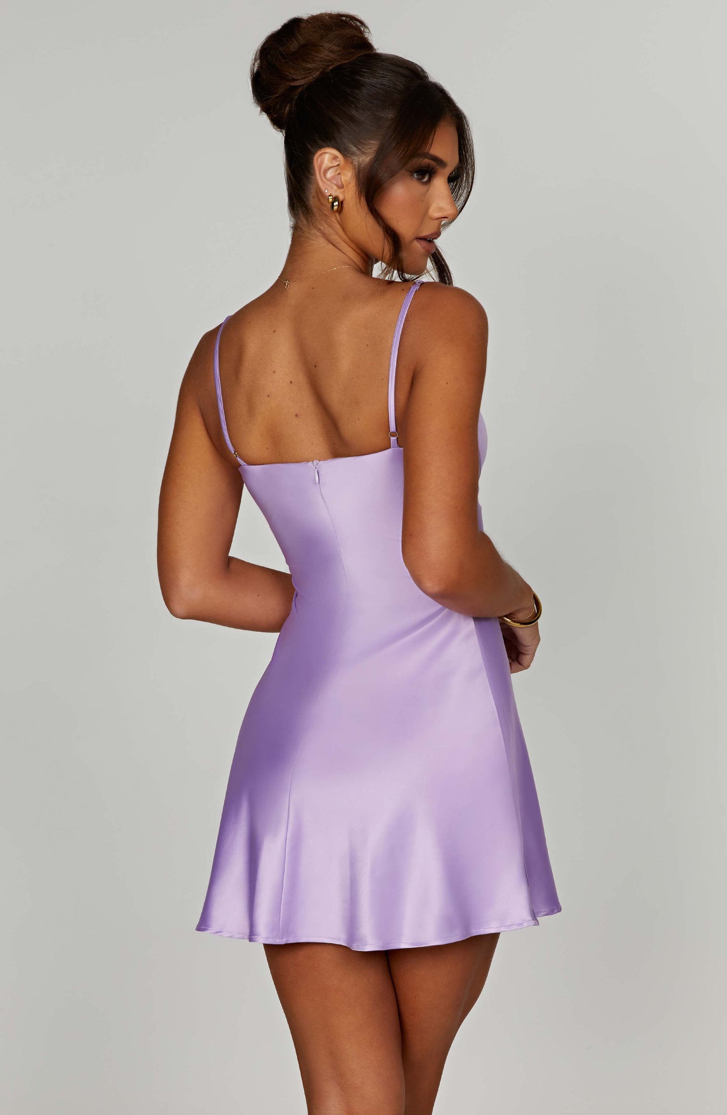 Robe courte Azaria - Violet