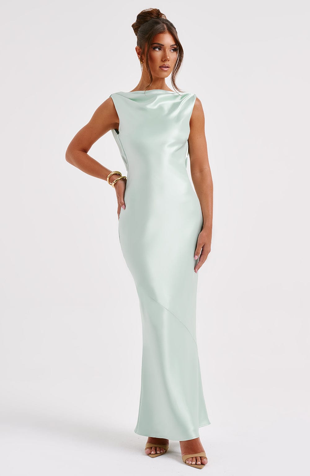 Robe longue Azuri - Turquoise