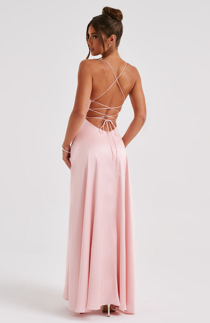 Robe longue Bethany - Blush