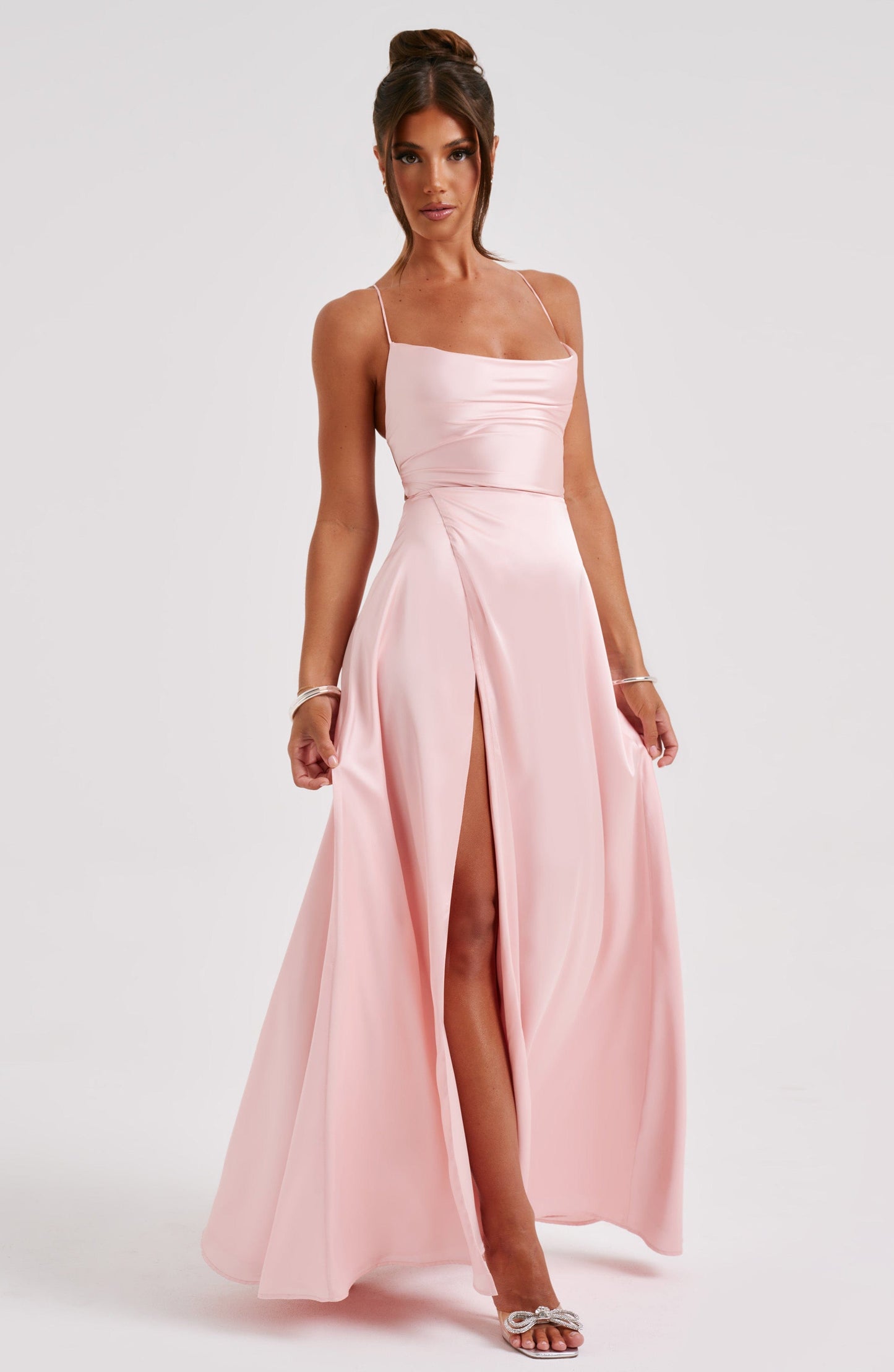 Robe longue Bethany - Blush