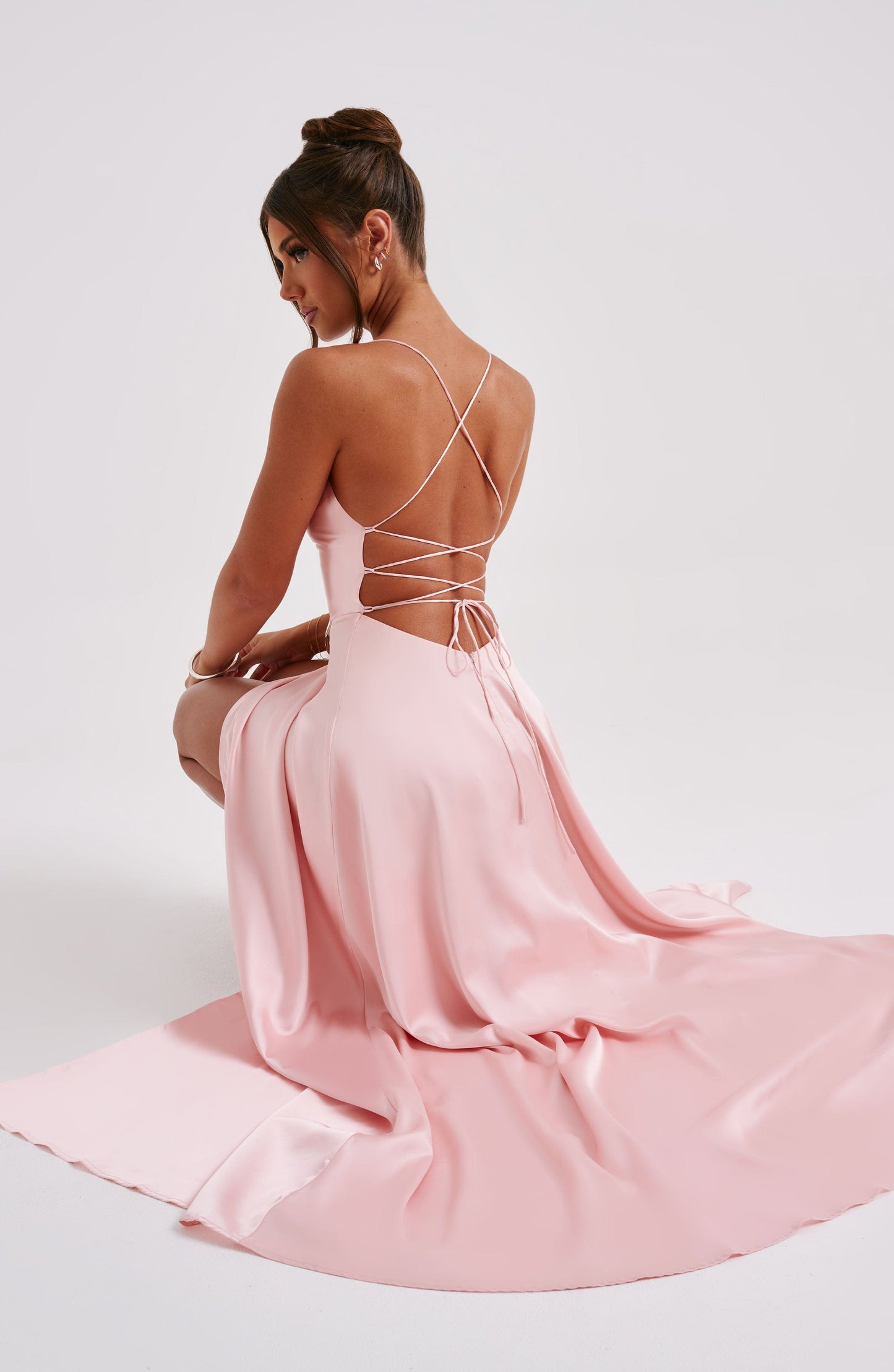 Robe longue Bethany - Blush