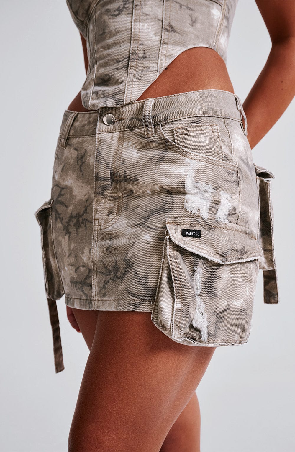 Billie Mini Etek - Camo Baskılı