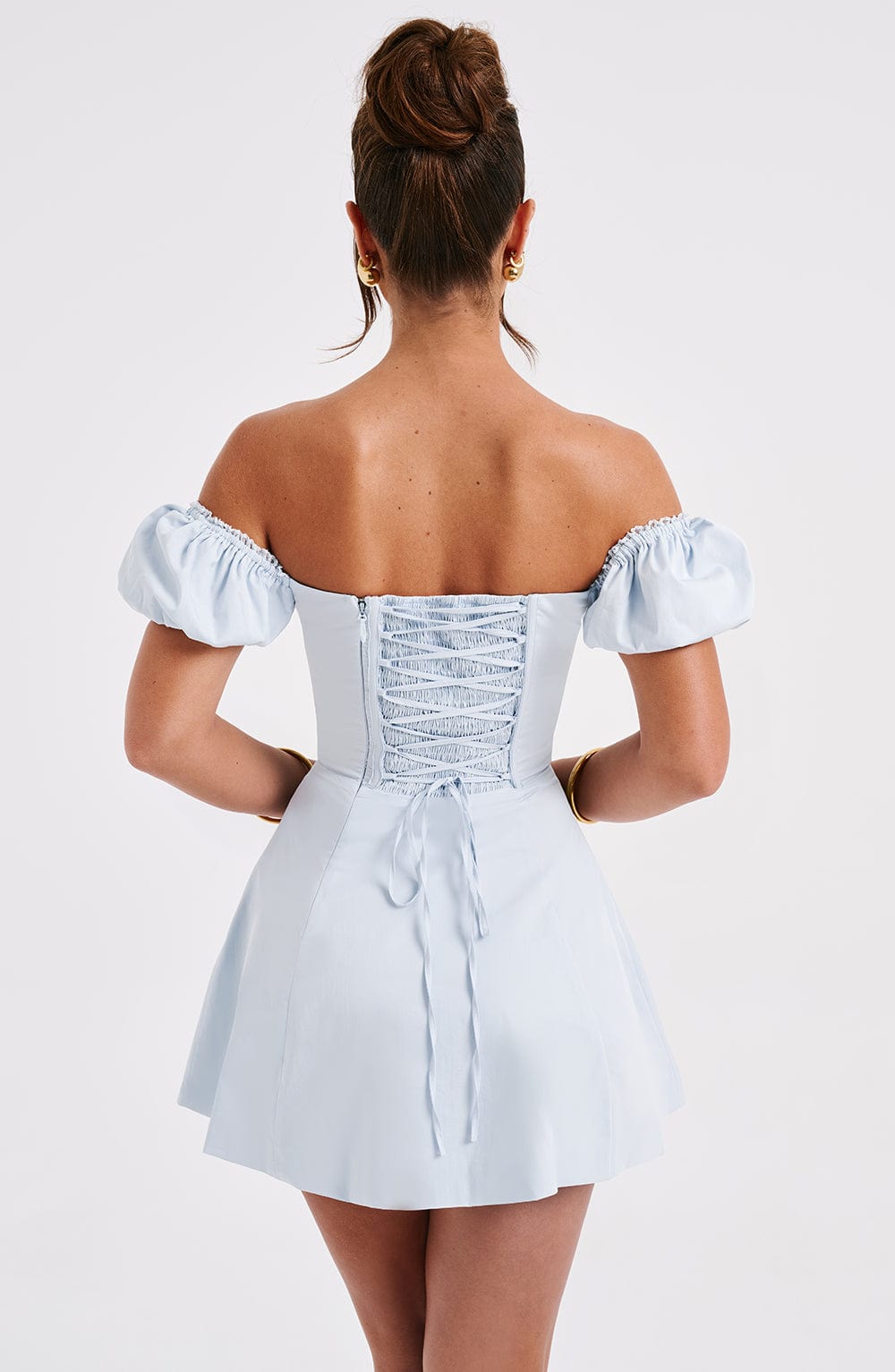 Robe courte Caitlyn - Bleu