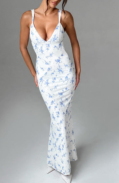 Robe longue Caoimhe - Mavi