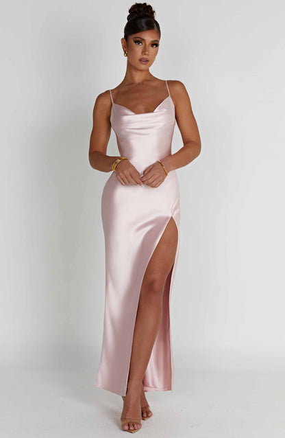 Robe longue Celestina - Blush