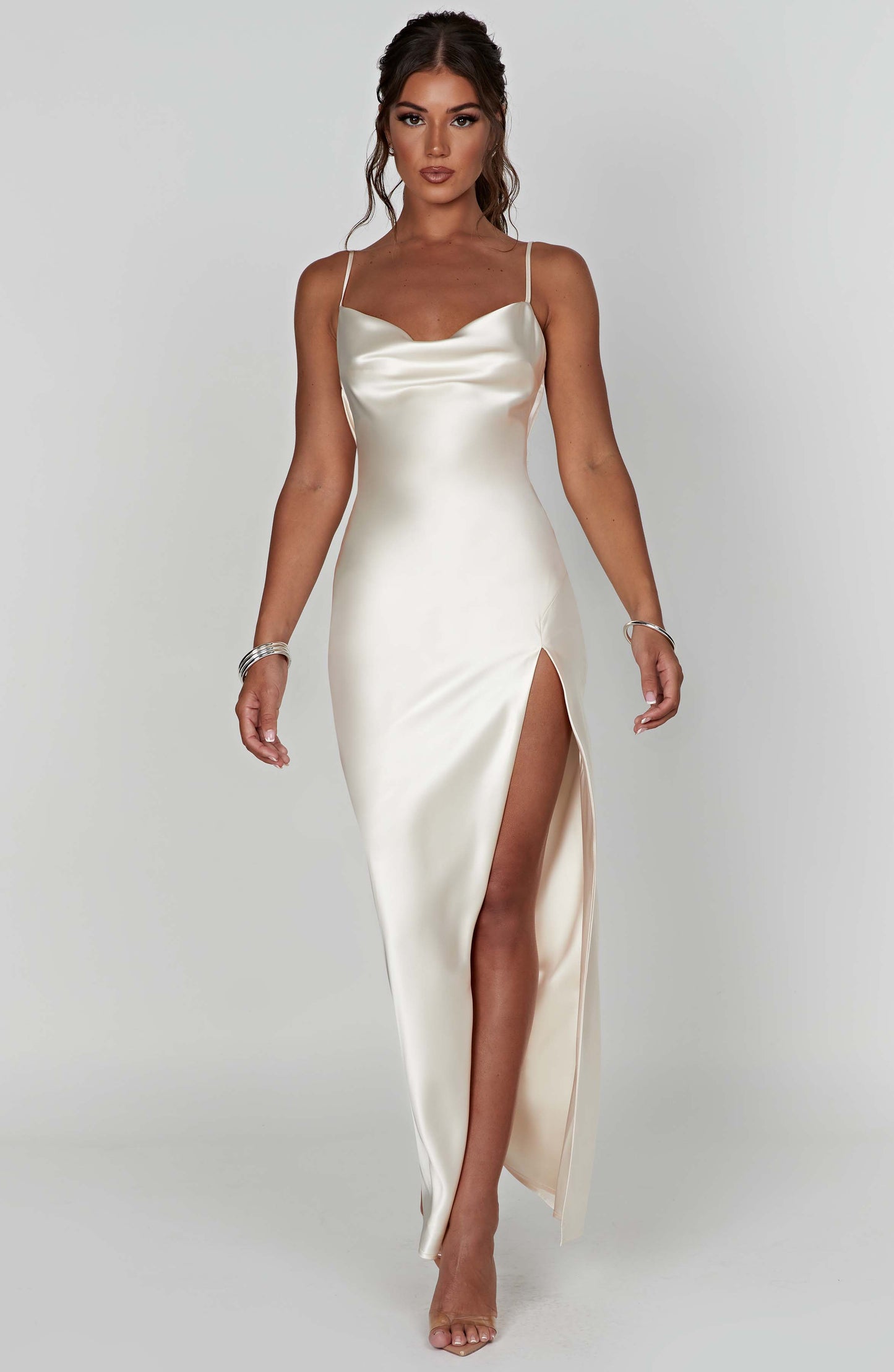 Robe longue Celestina - Ivoire