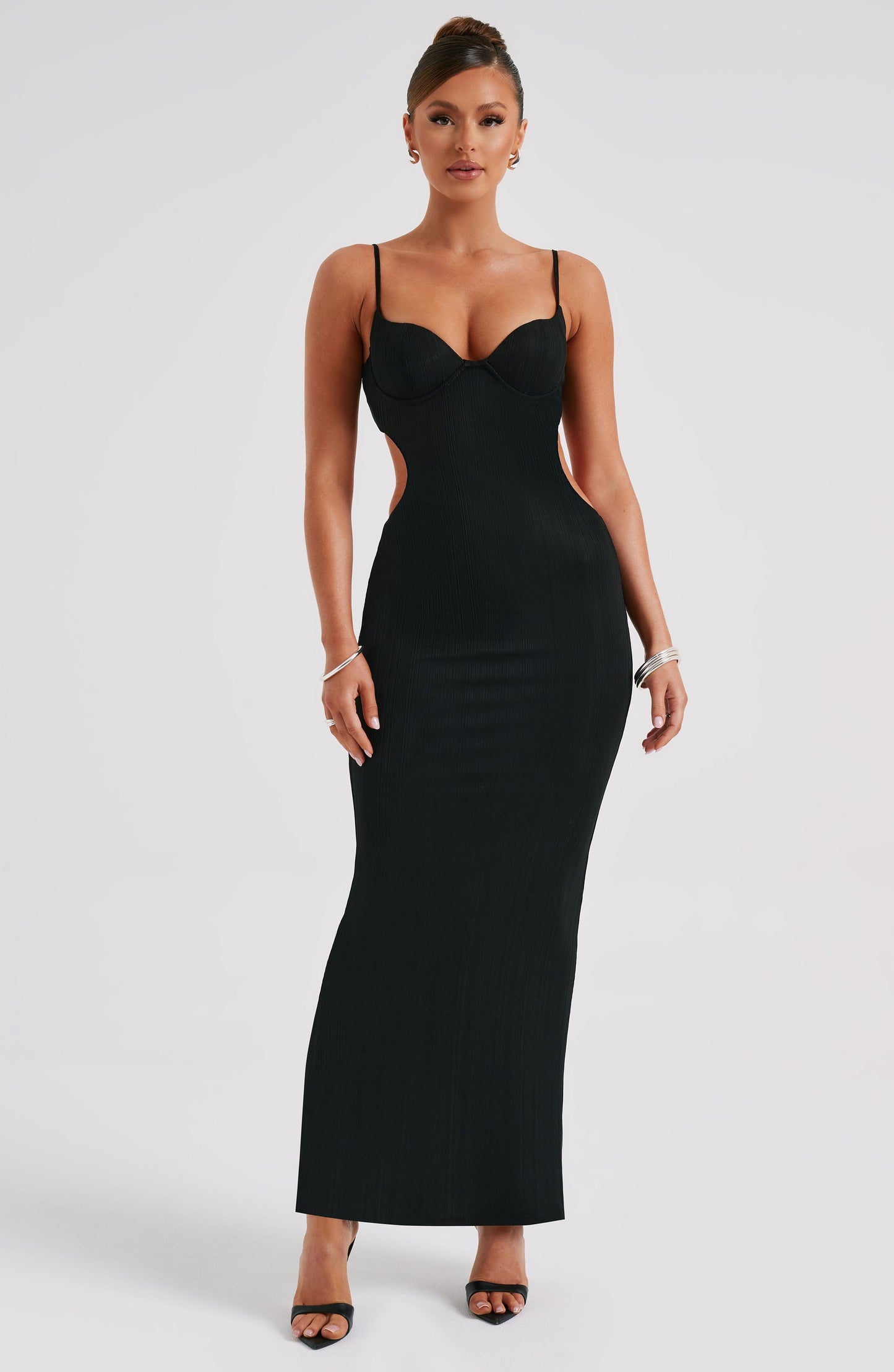 Robe longue Céline - Noir