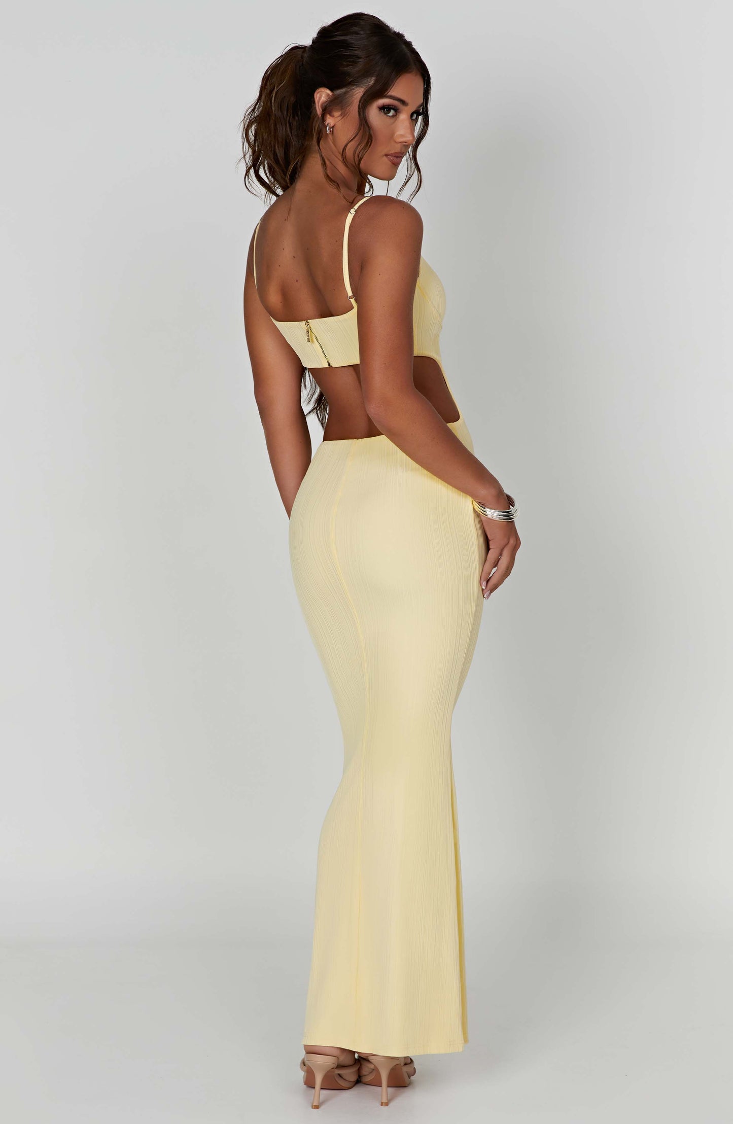 Celine Maxi Dress - Lemon