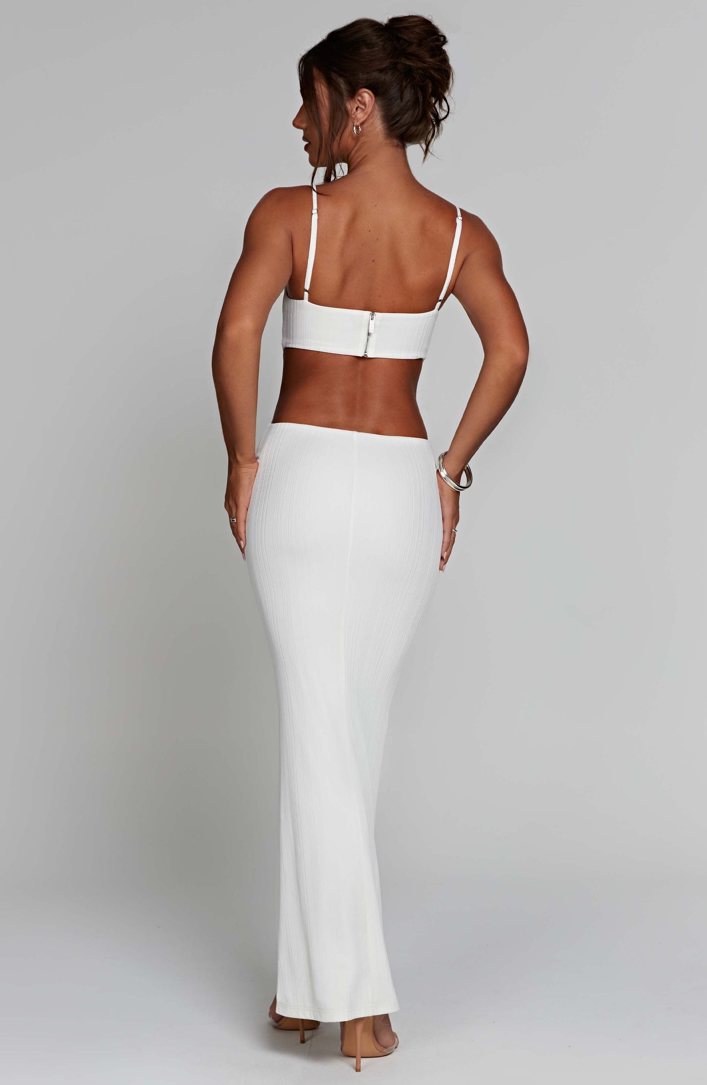 Robe longue Céline - Blanc