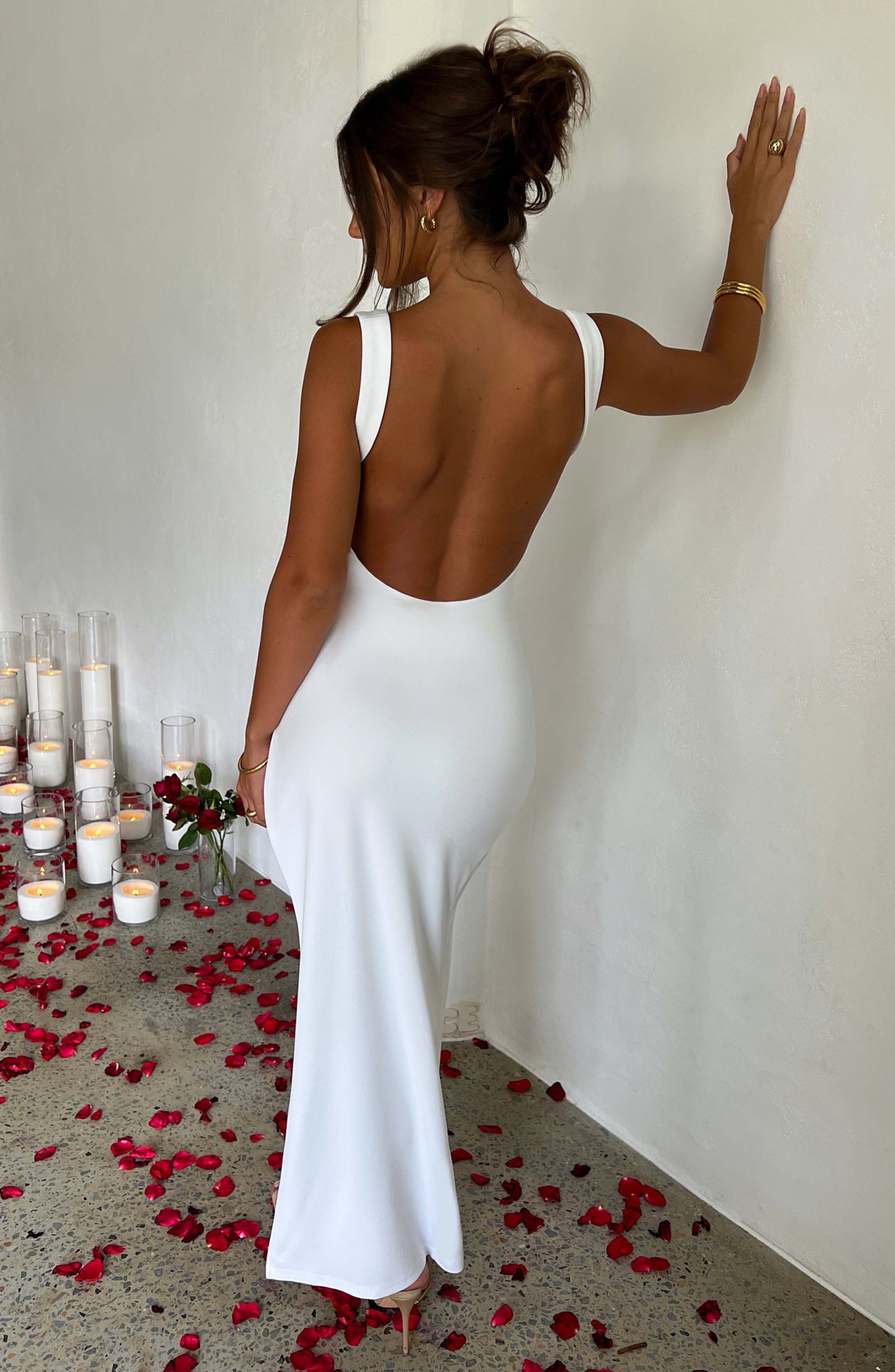 Robe longue Cyanne - Blanc