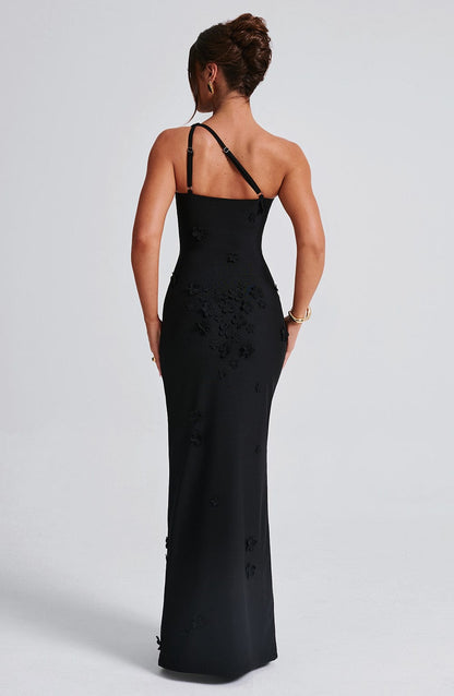 Robe longue Cynthia Maxi - Siyah