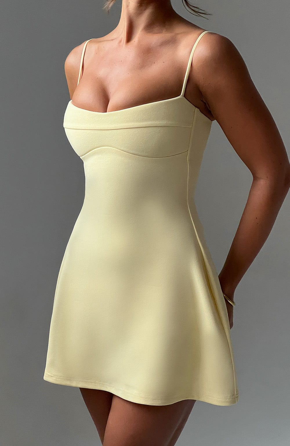 Robe courte Dakota - Citron