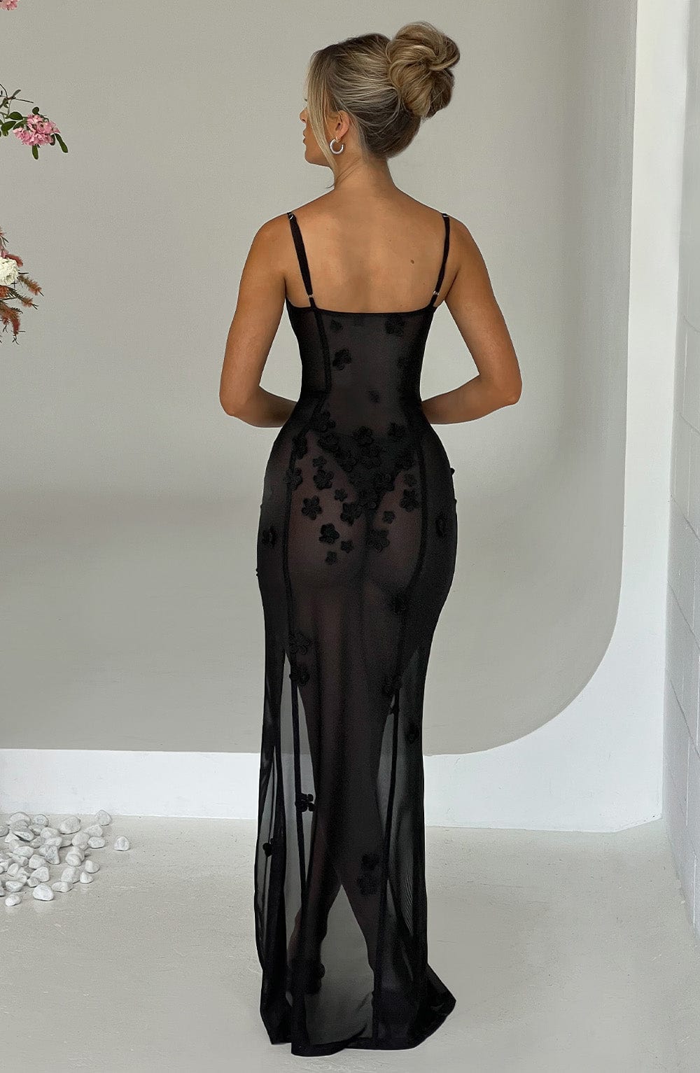 Robe longue Dalary - Noir