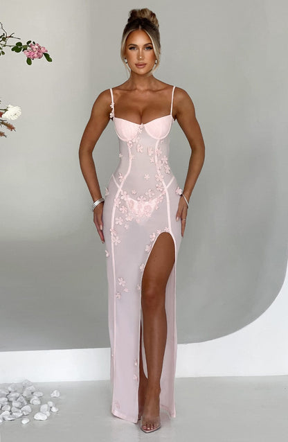 Robe longue Dalary - Blush