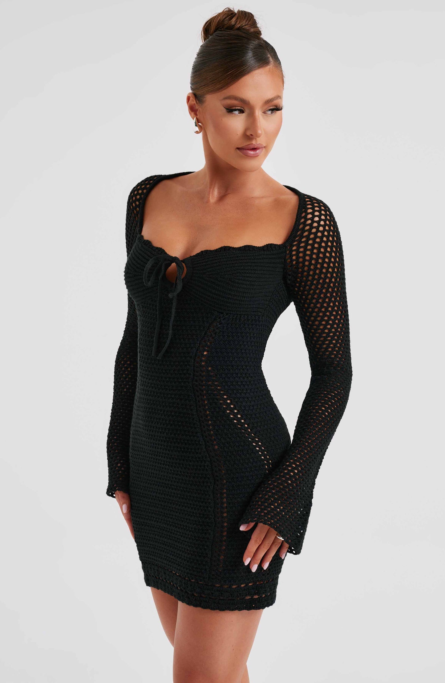 Robe courte Dezi - Noir