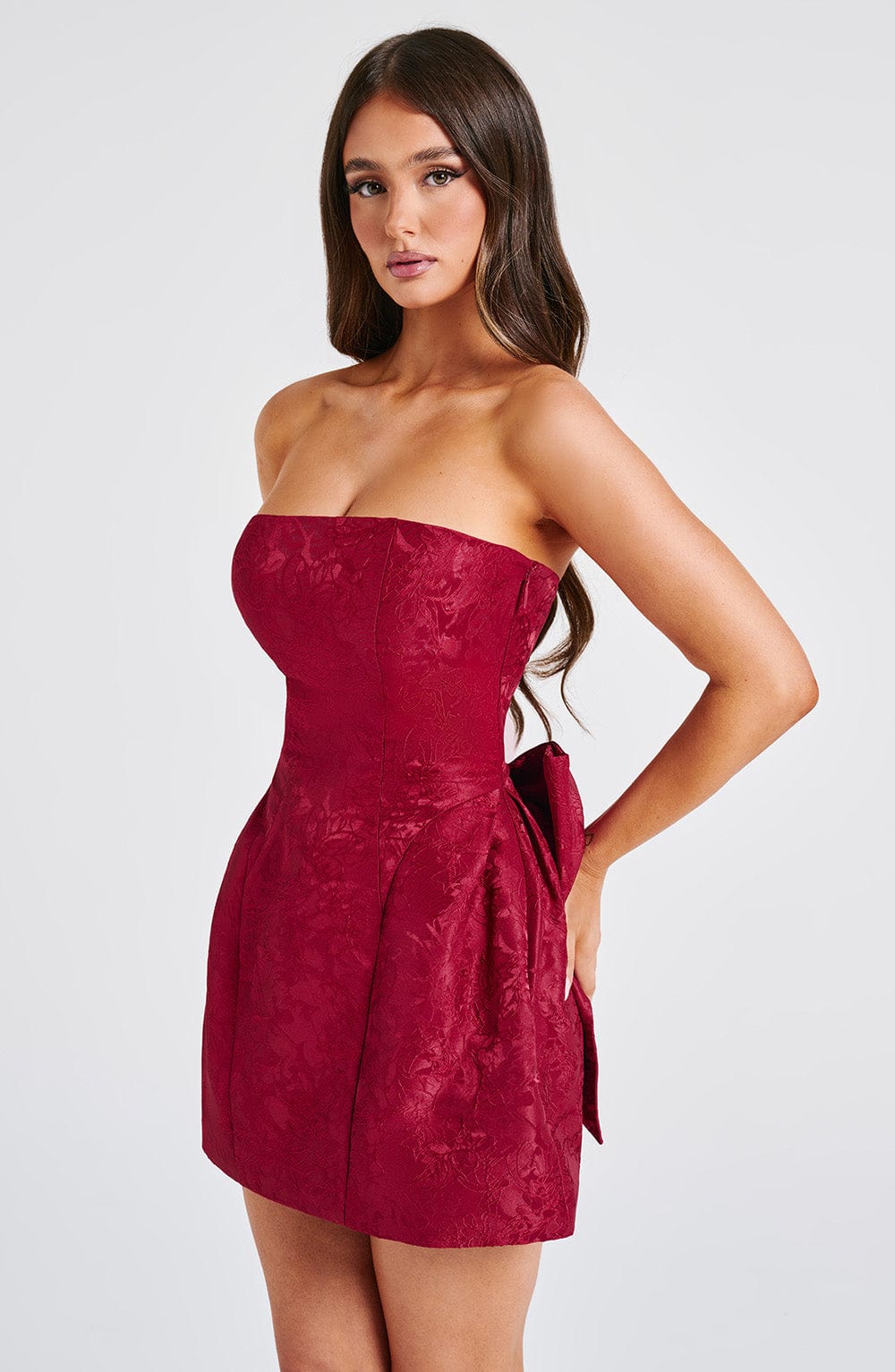 Robe courte Elenora - Rouge