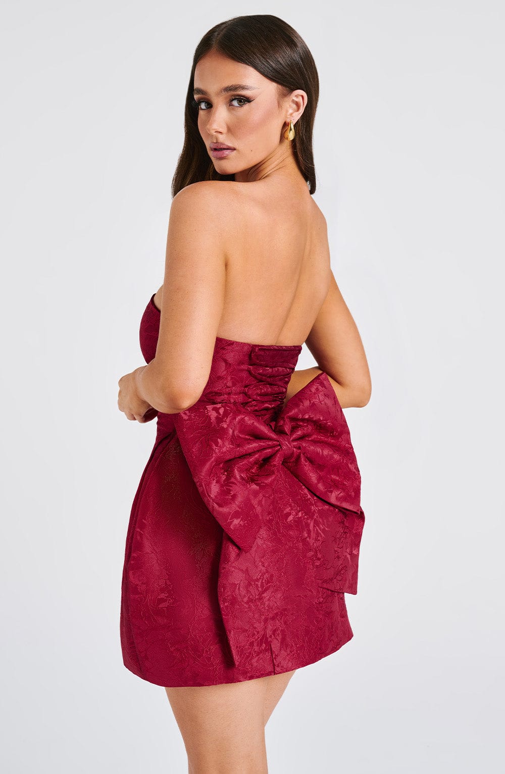 Robe courte Elenora - Rouge