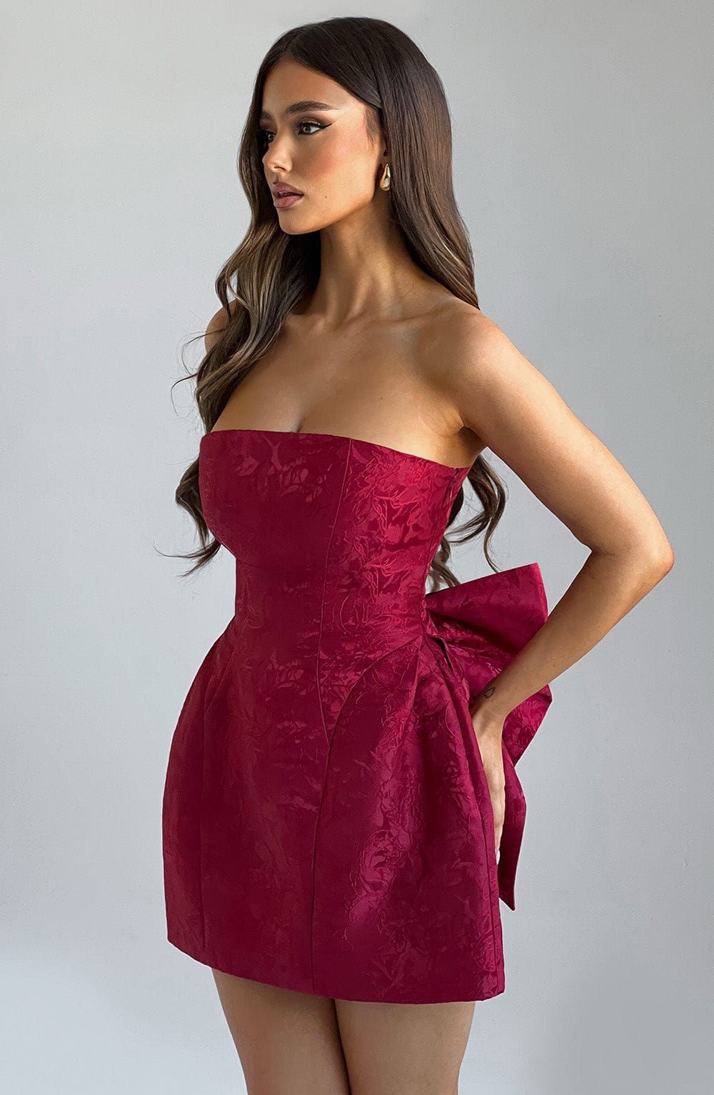 Robe courte Elenora - Rouge