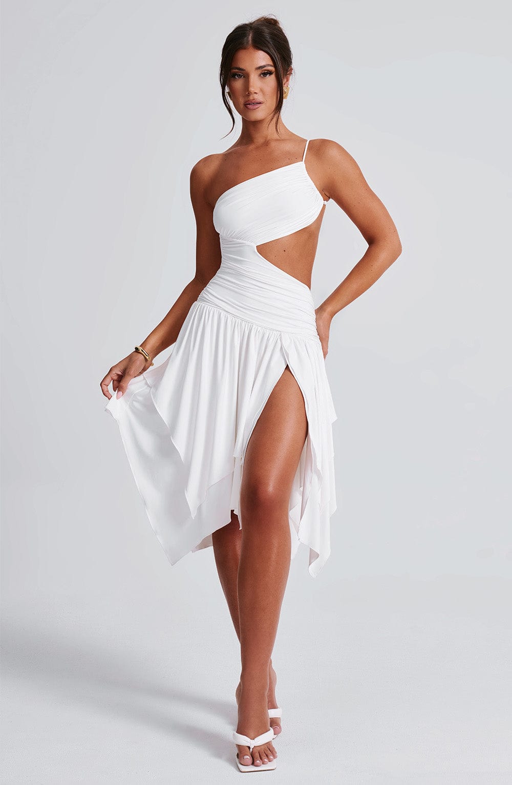 Robe Midi Emeline - Beyaz