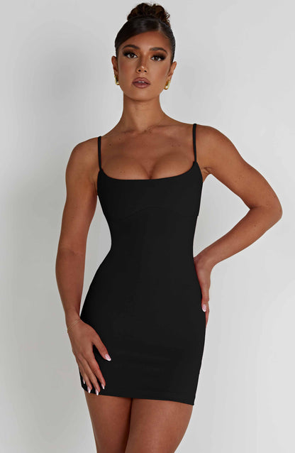 Robe courte Estee - Noir