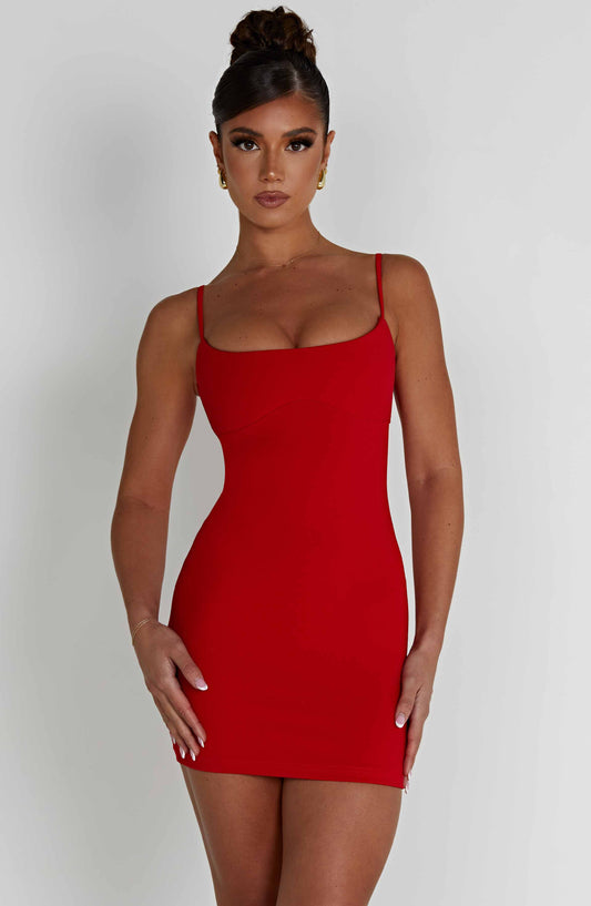 Robe courte Estee - Rouge