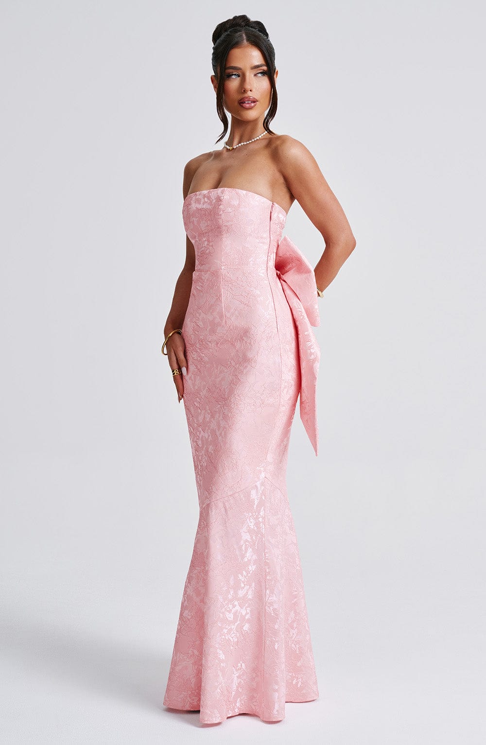 Felicity Maxi Elbise - Blush