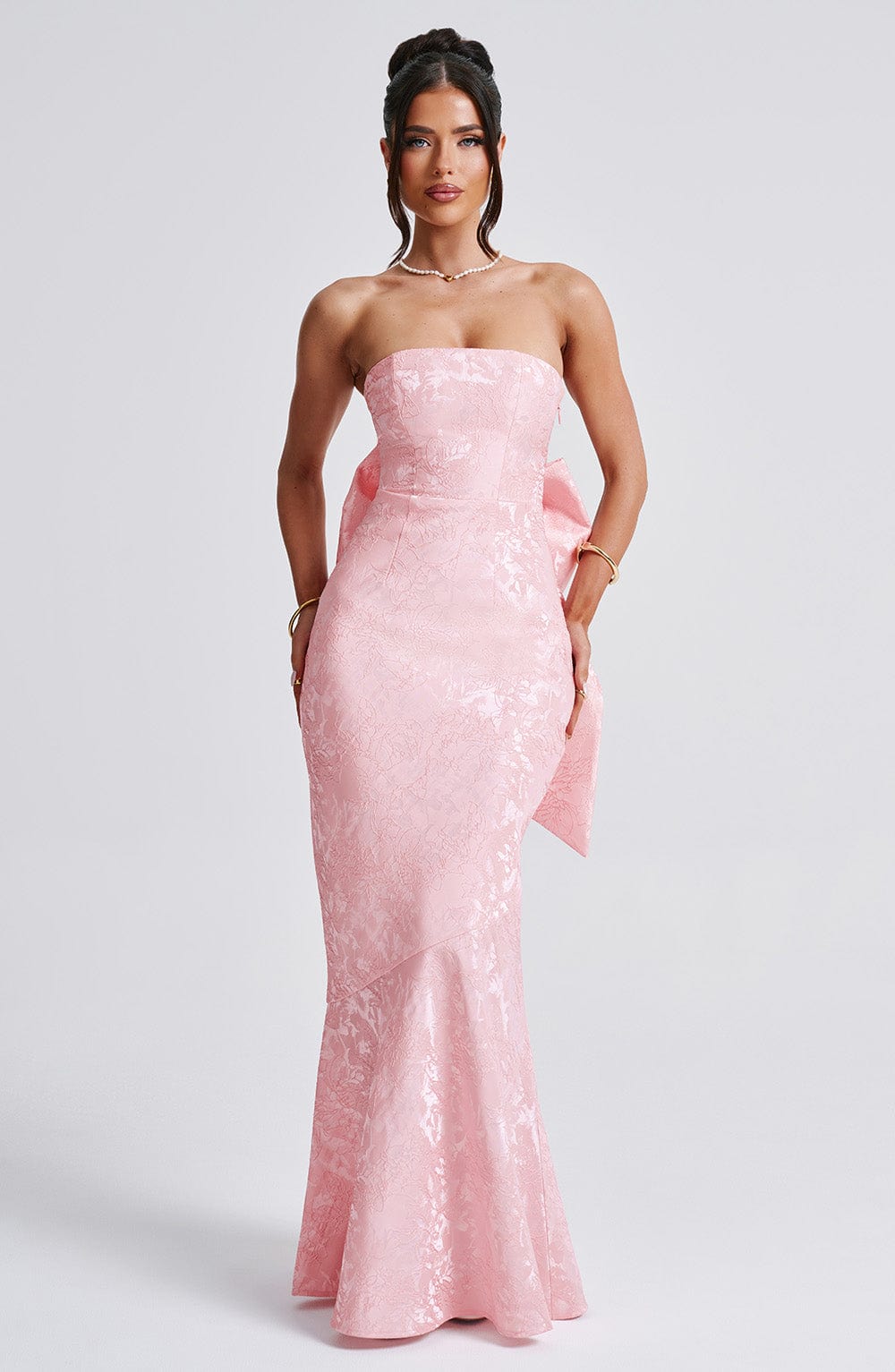 Felicity Maxi Elbise - Blush