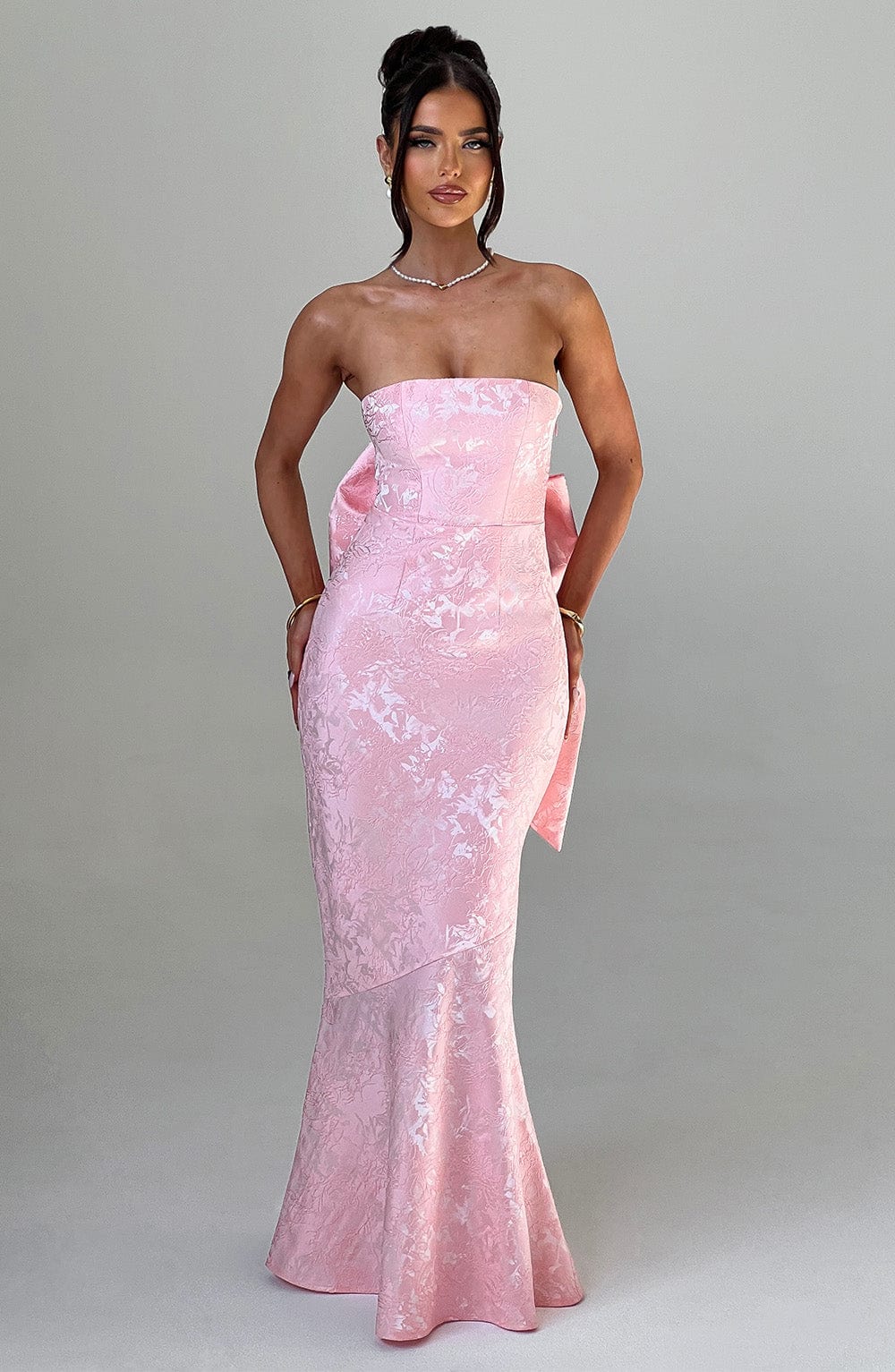 Felicity Maxi Elbise - Blush