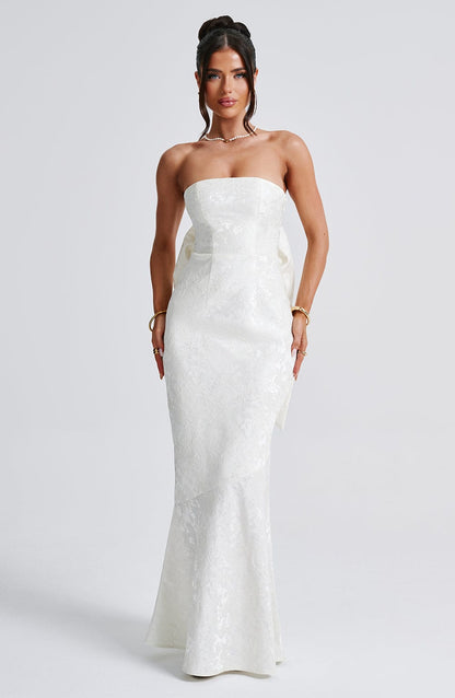 Felicity Maxi Elbise - Ivory