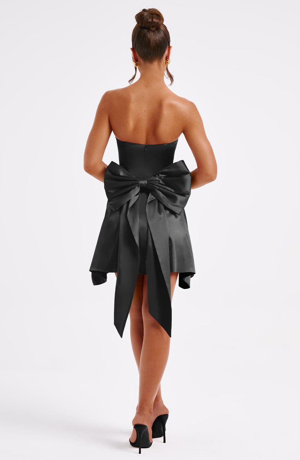 Robe courte Freja - Noir