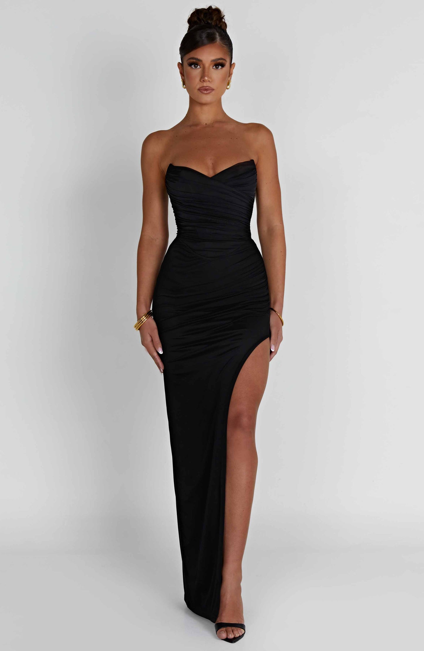 Robe longue Giovanna - Noir