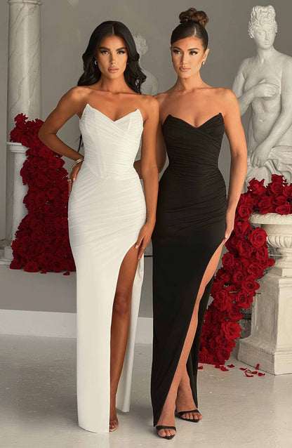 Robe longue Giovanna - Noir