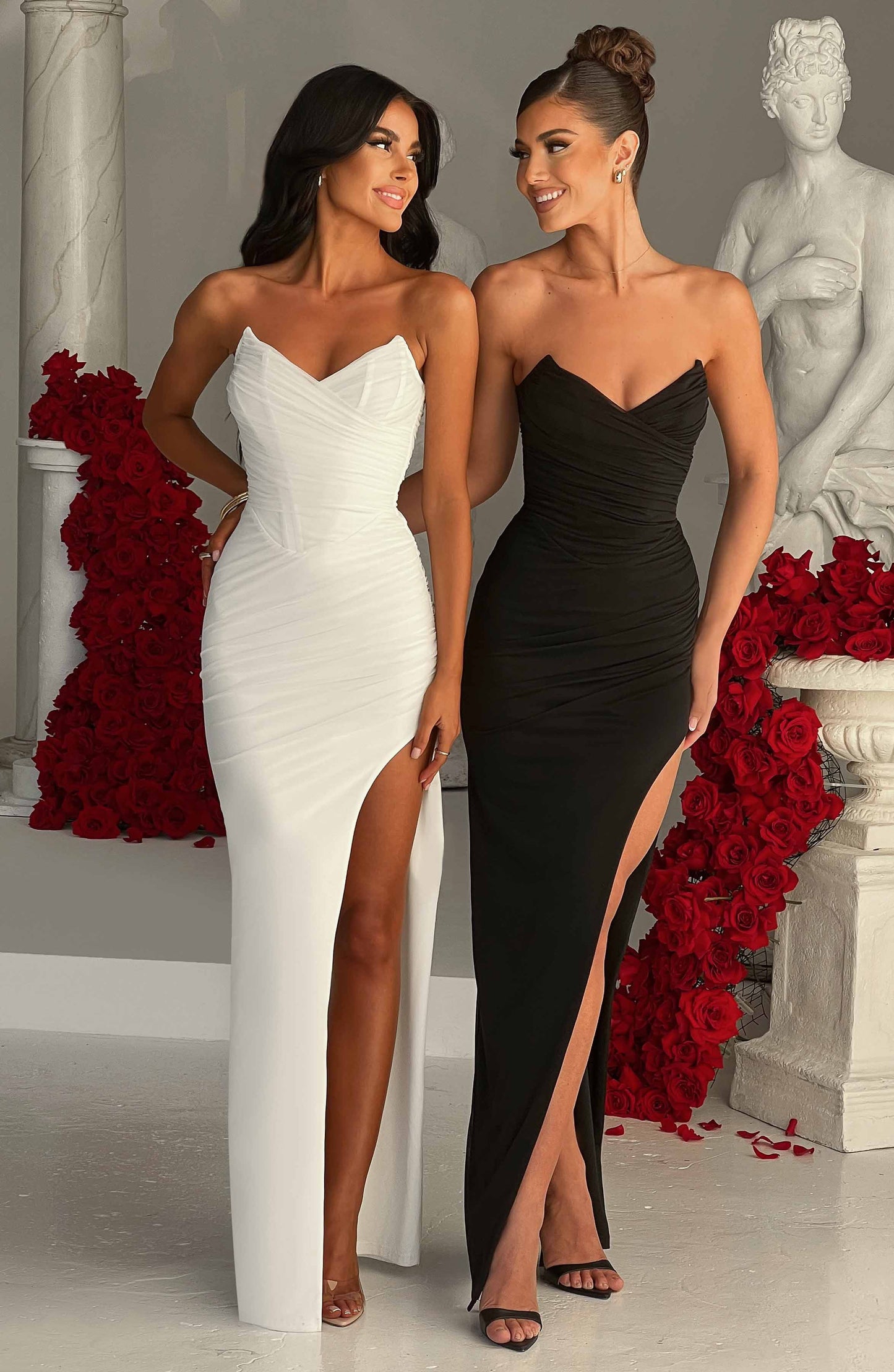 Robe longue Giovanna - Noir