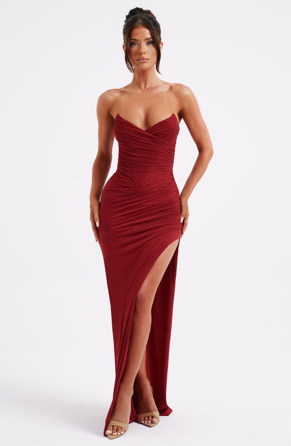 Robe longue Giovanna - Vin