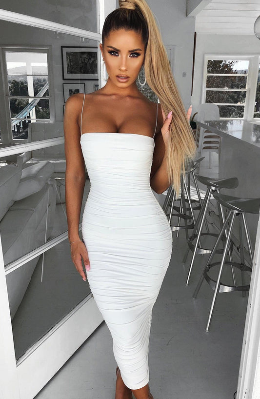 Robe longue Haven - Blanc