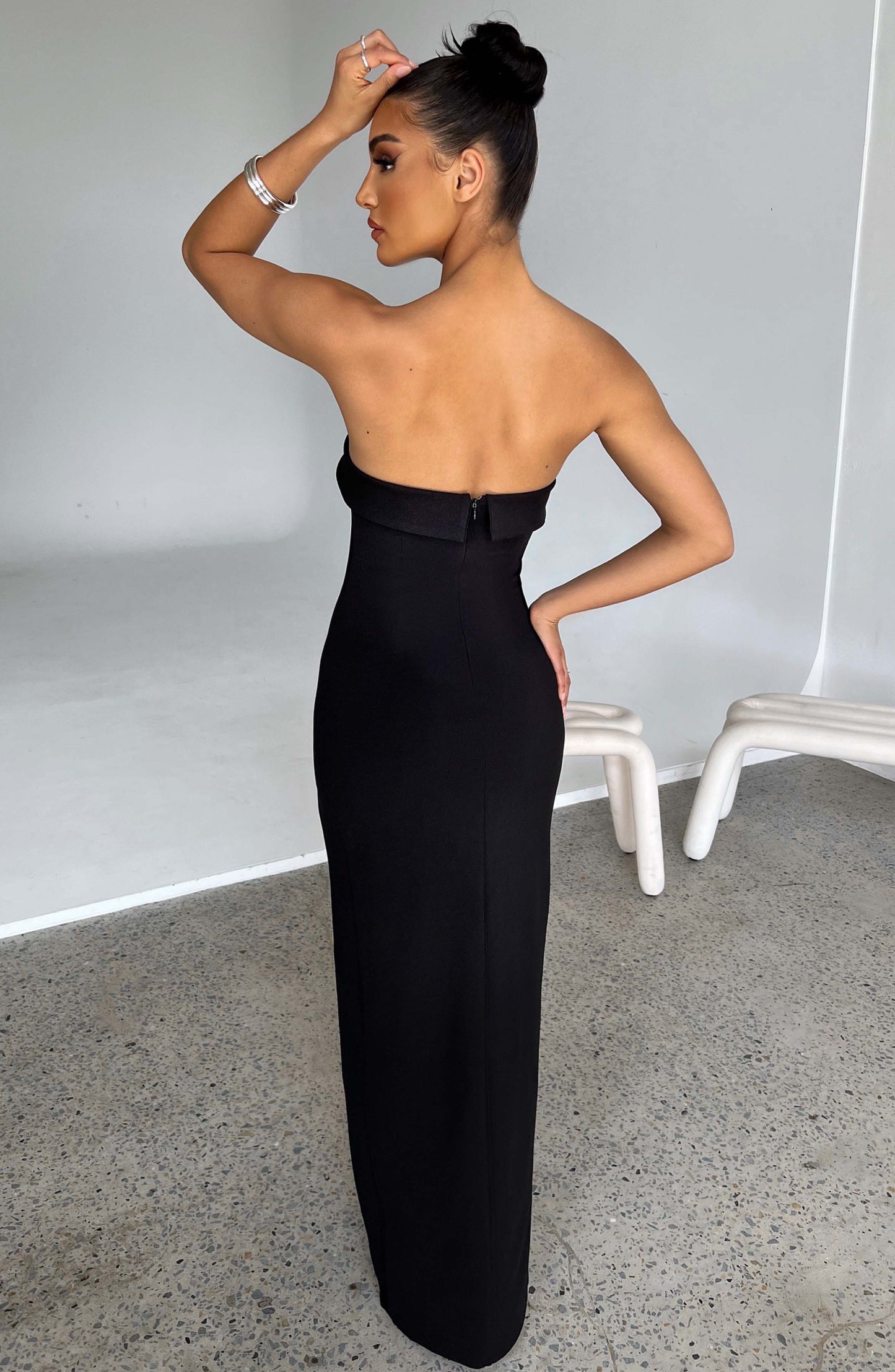 Robe longue Indica - Noir