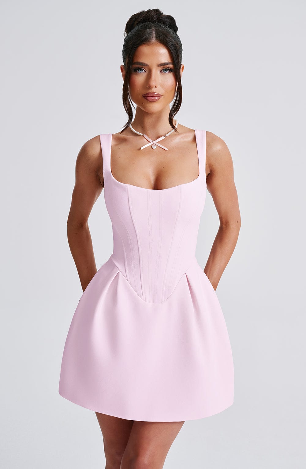 Robe courte Janiyah - Blush