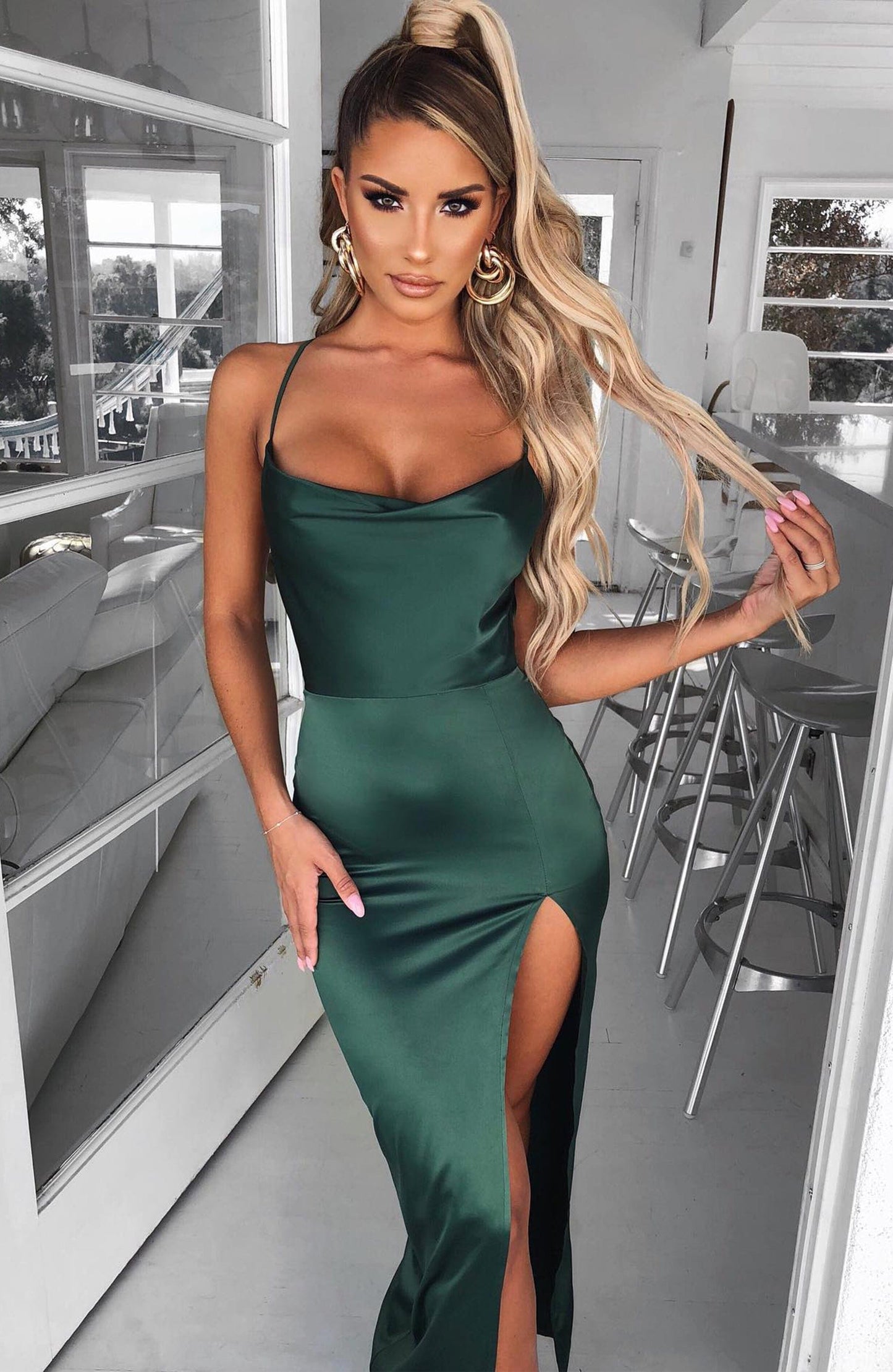 Jessica Maxi Dress - Emerald 