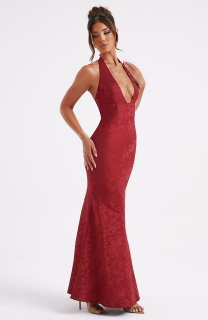 Robe longue Joséphine - Rouge