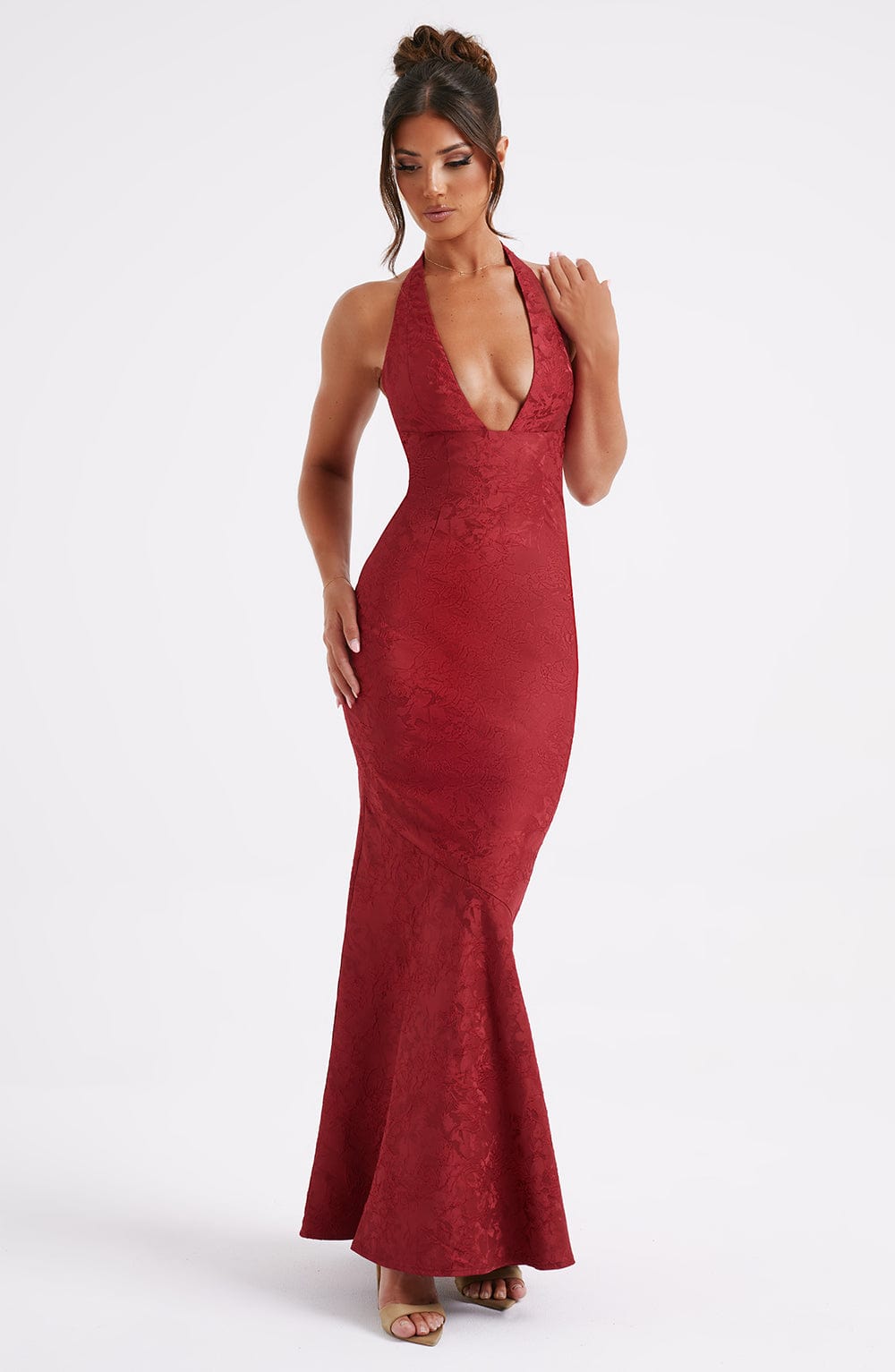 Robe longue Joséphine - Rouge