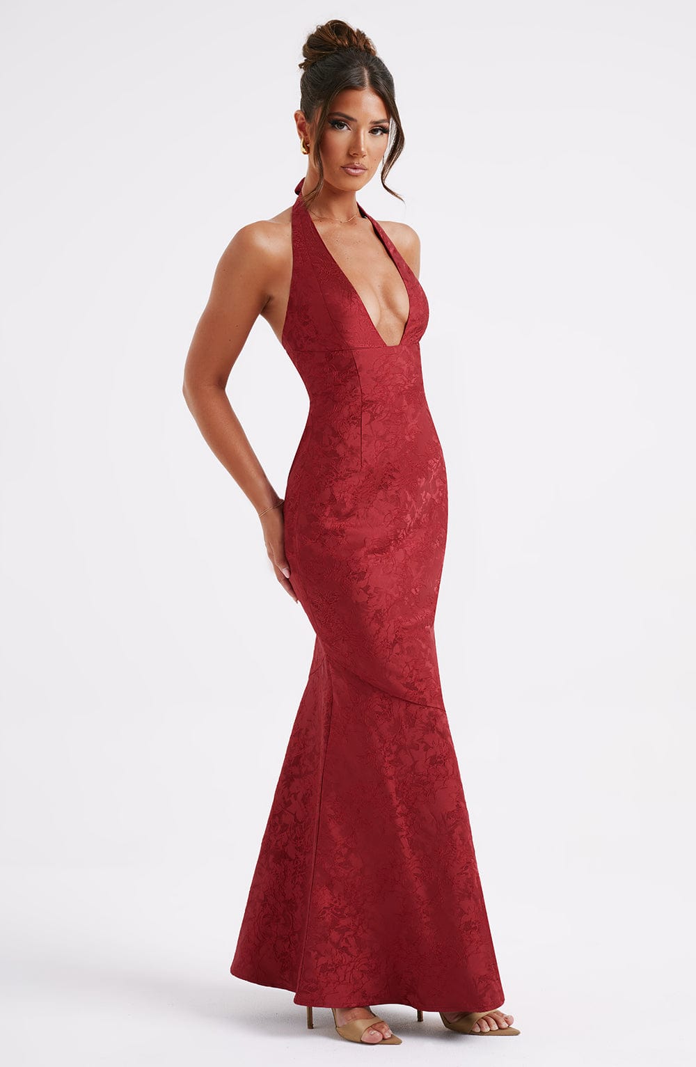 Robe longue Joséphine - Rouge