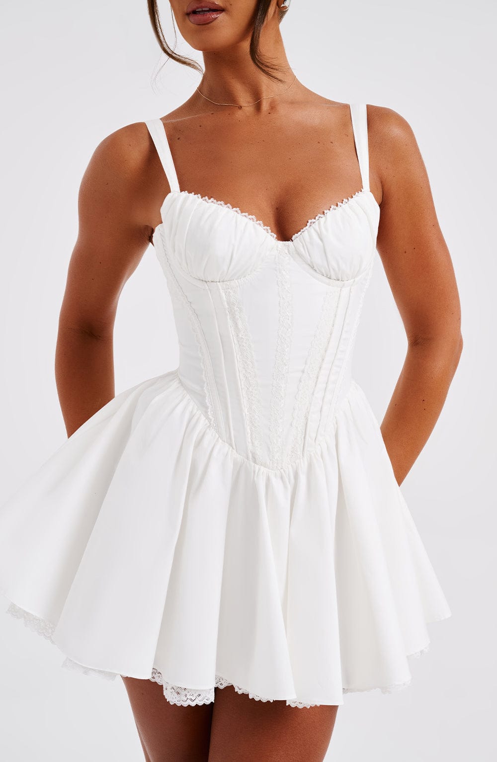 Robe courte Josie - Blanche