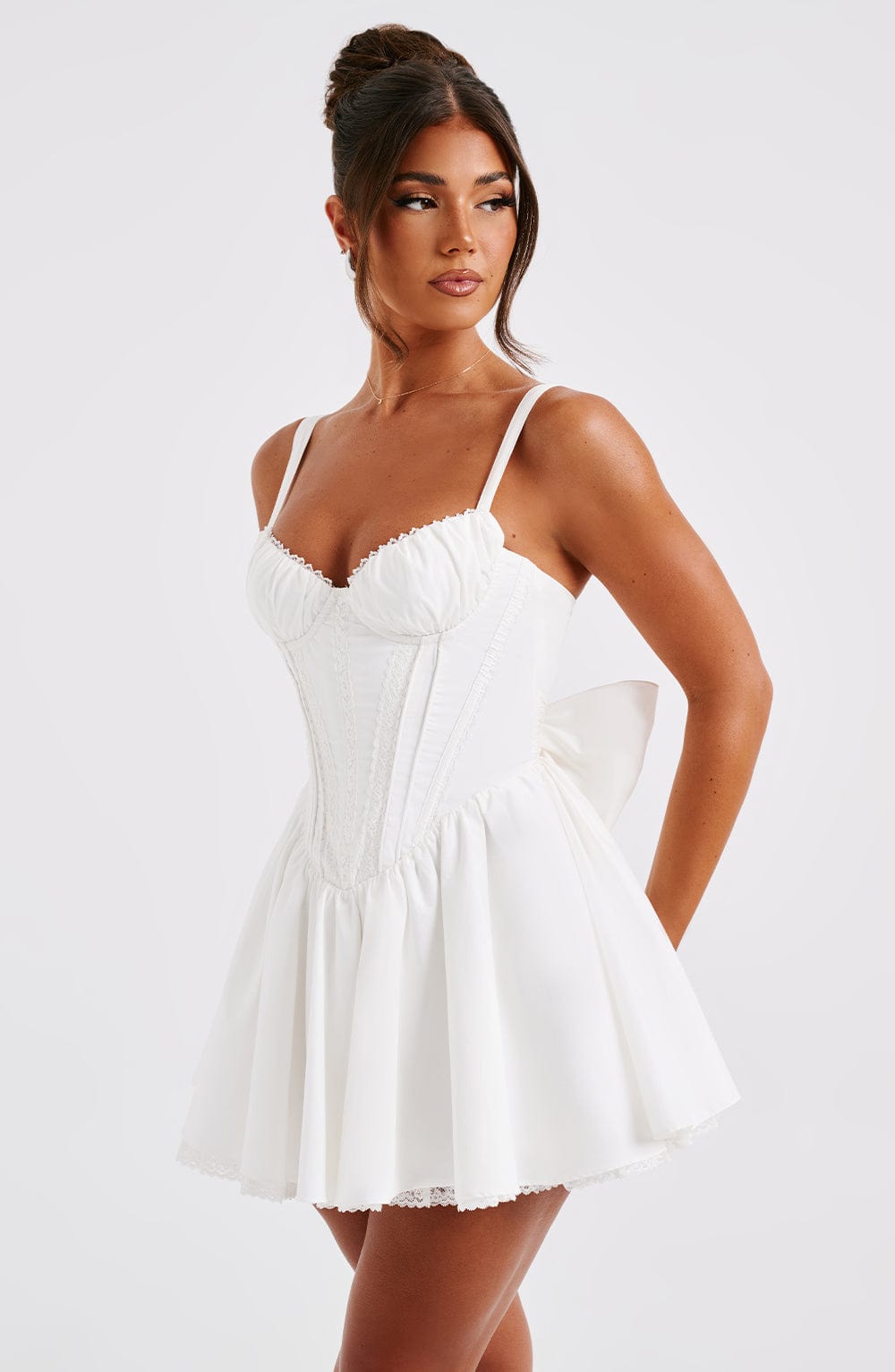 Robe courte Josie - Blanche