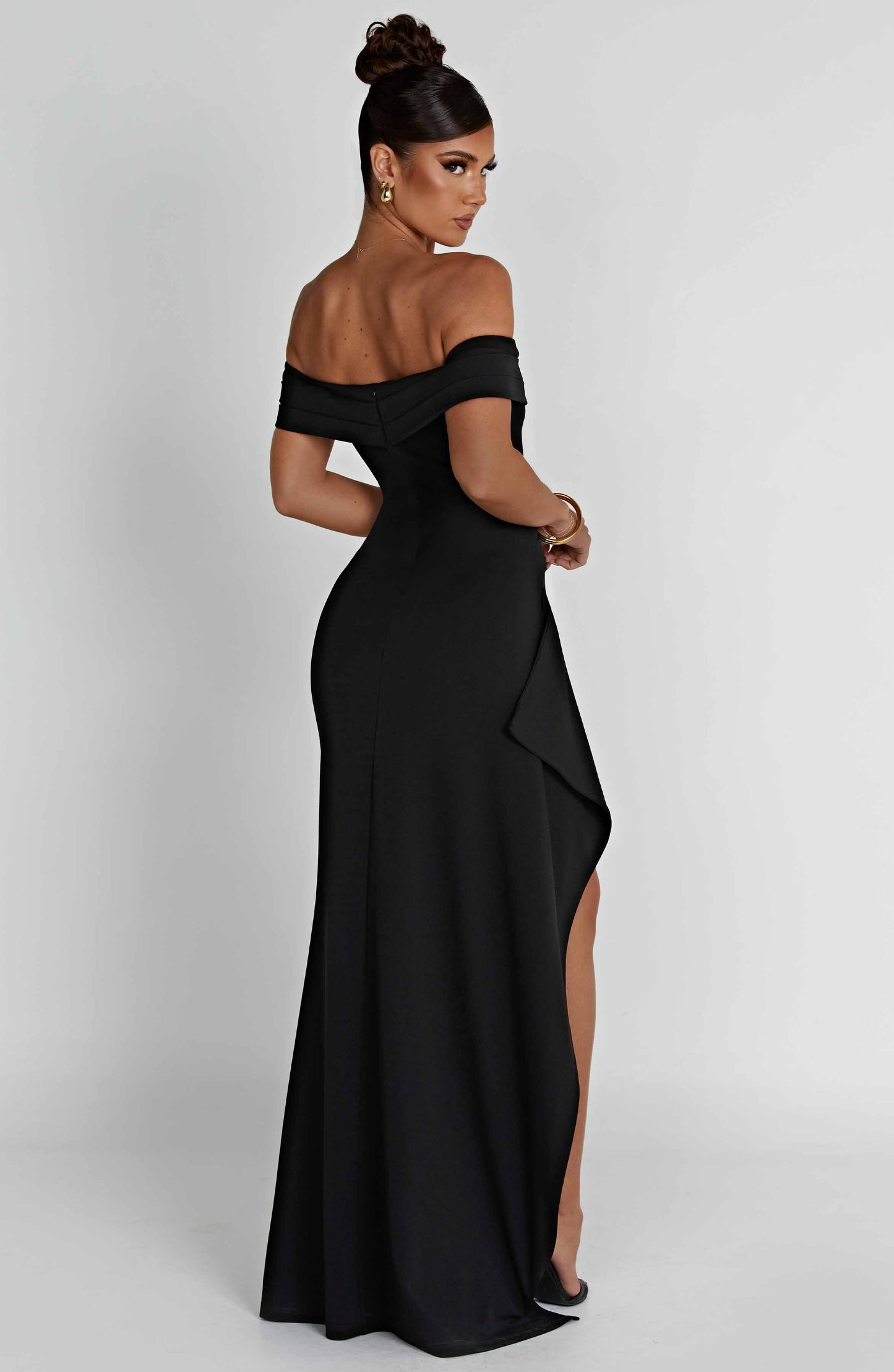 Robe longue Joyce - Noir