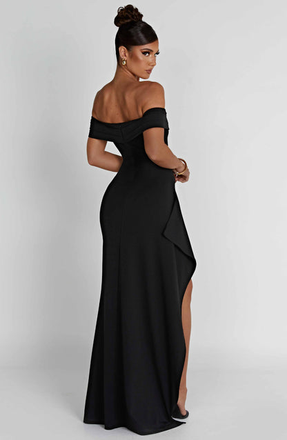 Robe longue Joyce - Noir