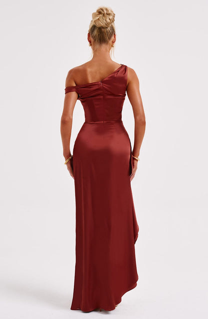 Robe longue Julienne - Rouille