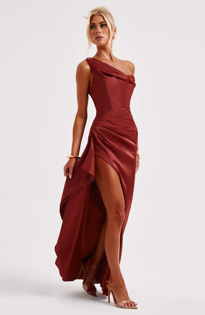 Robe longue Julienne - Rouille